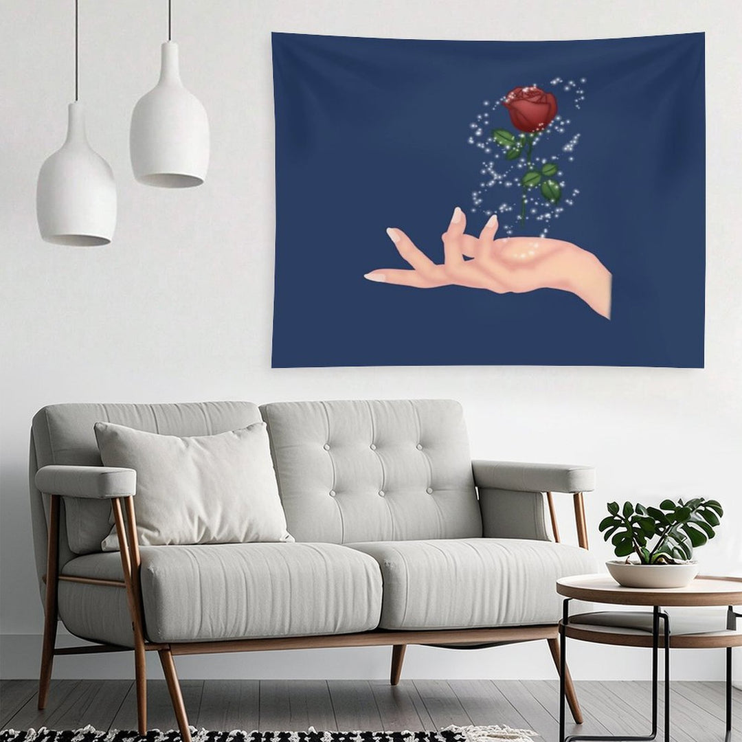 Magical Hands Make Rose Ver. 3 Tapestry