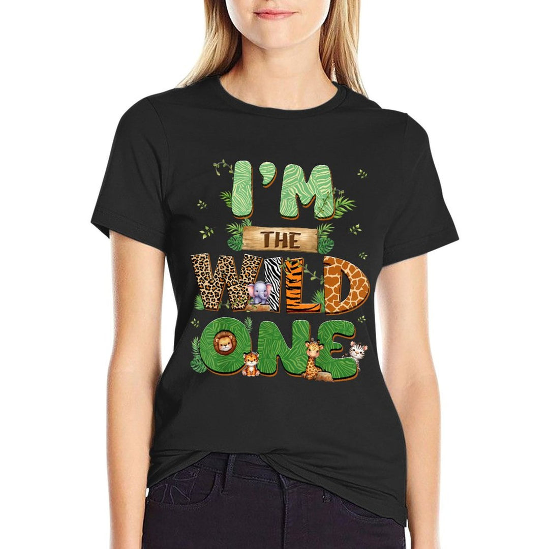Im The Wild One Birthday Family Matching Party Decor  Durable T-Shirt