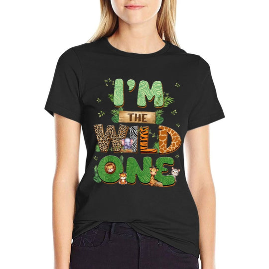 Im The Wild One Birthday Family Matching Party Decor  Durable T-Shirt