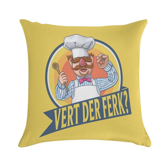 VERT DER FERK Soft Ultra-Soft Texture Throw Pillow