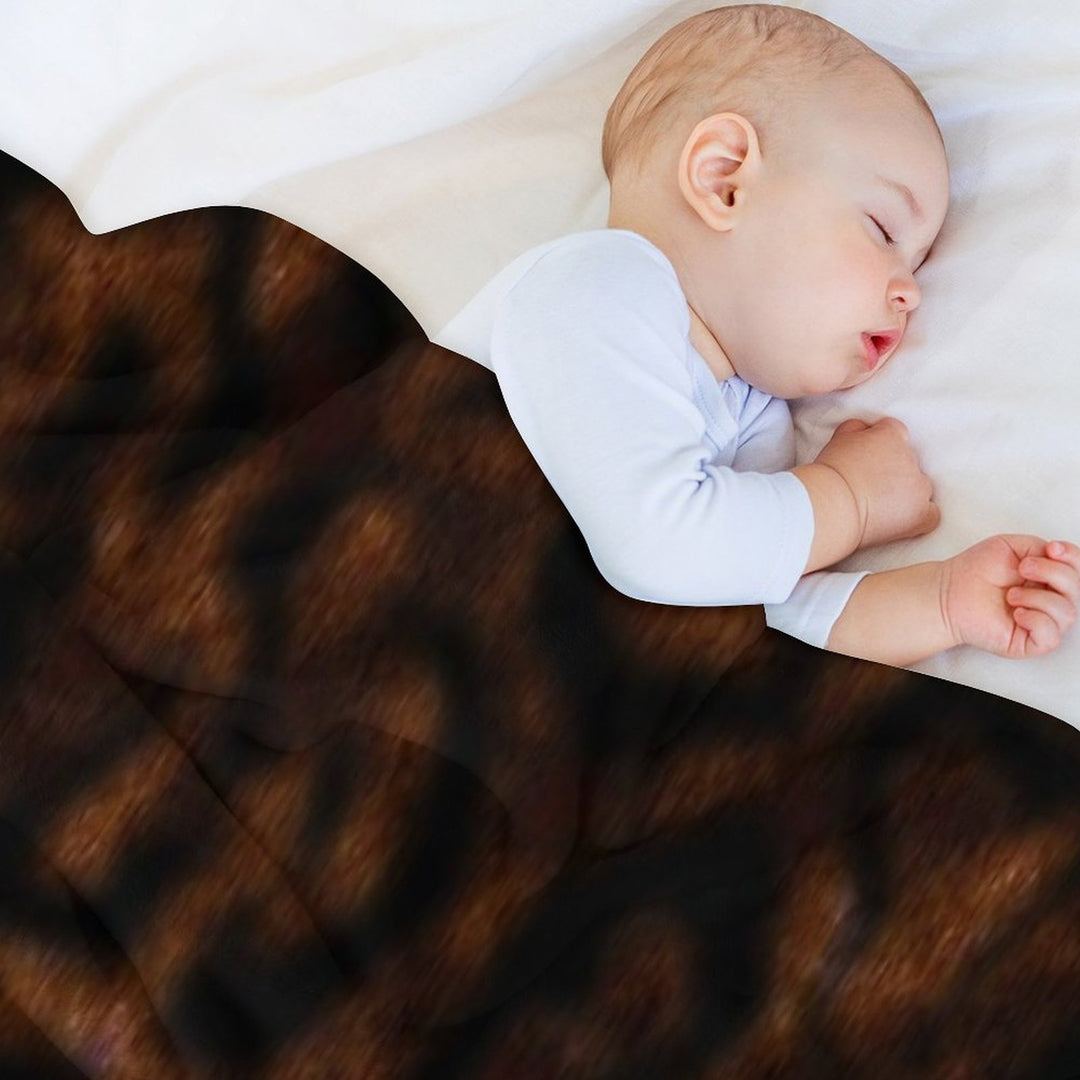 Leopard Print Lightweight Throw Blanket