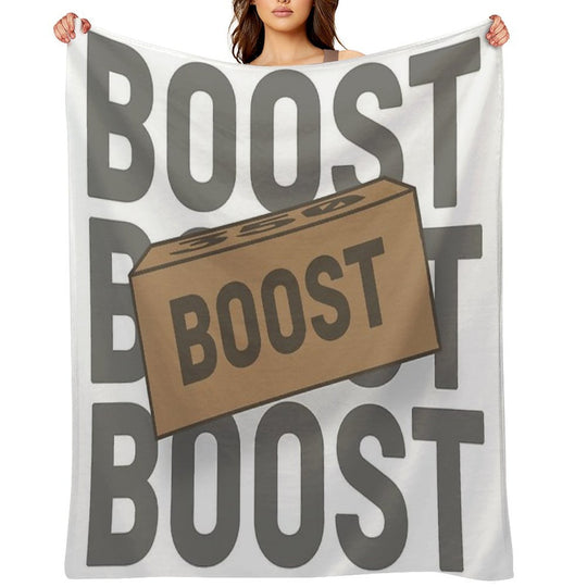 Yeezy Boost  Box Velvety-soft Throw Blanket
