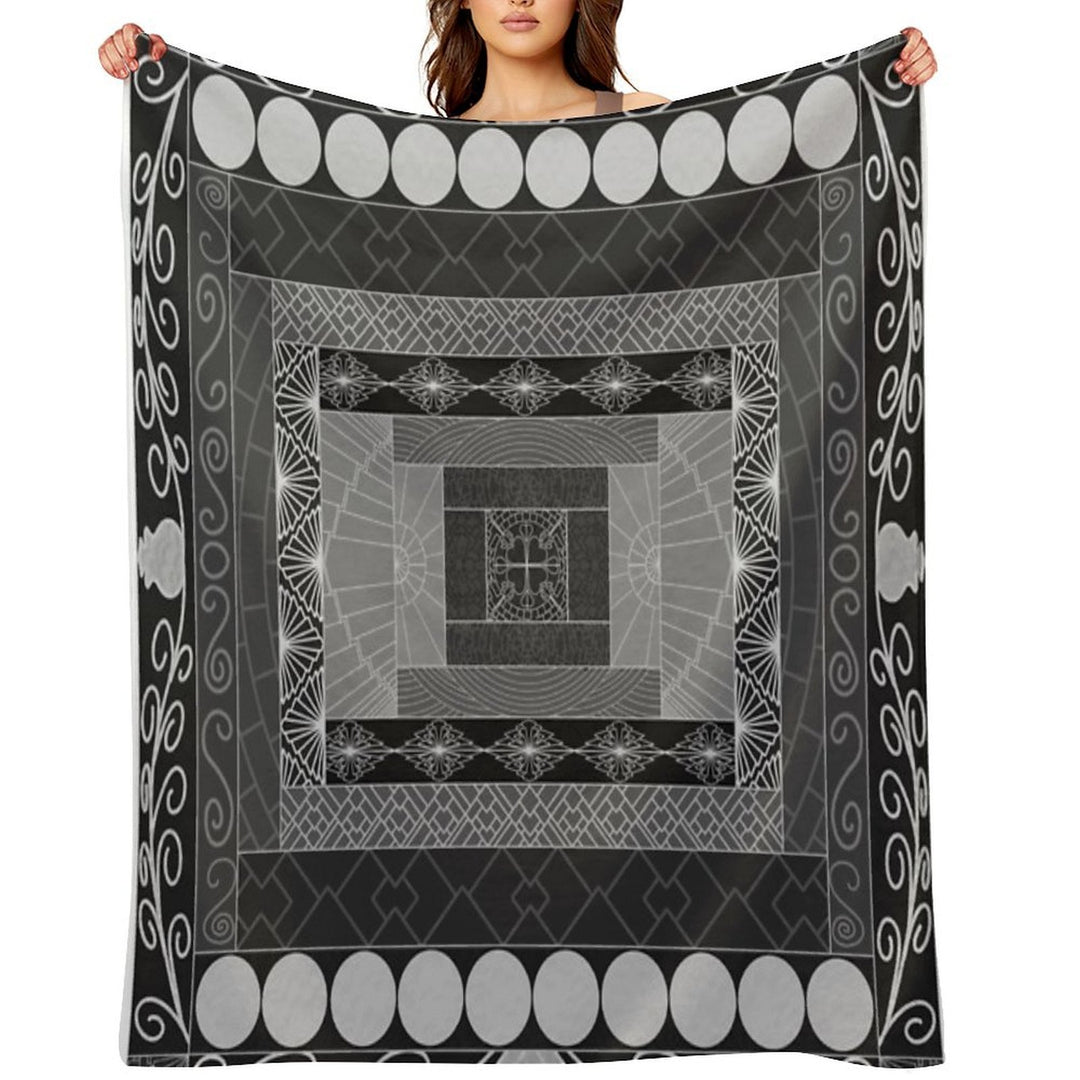 Complicated V3 Sustainable Throw Blanket