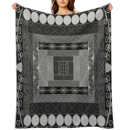 Complicated V3 Sustainable Throw Blanket