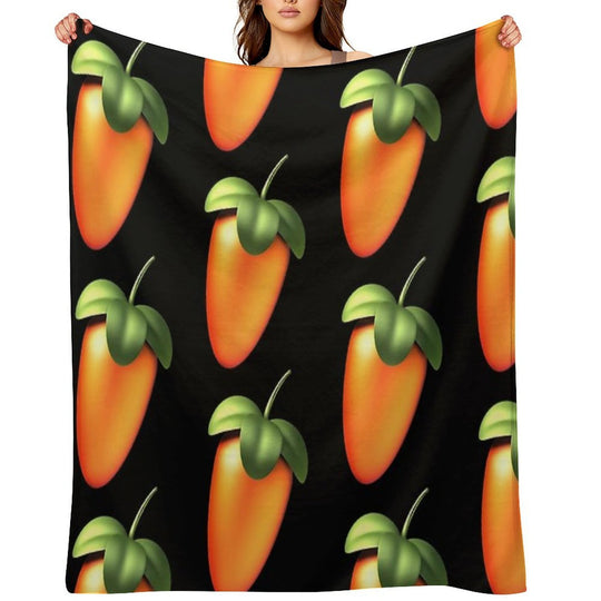 Fl Studio Logo Sticker All-season Throw Blanket