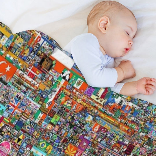 Reddit Place Rplace Sustainable Throw Blanket