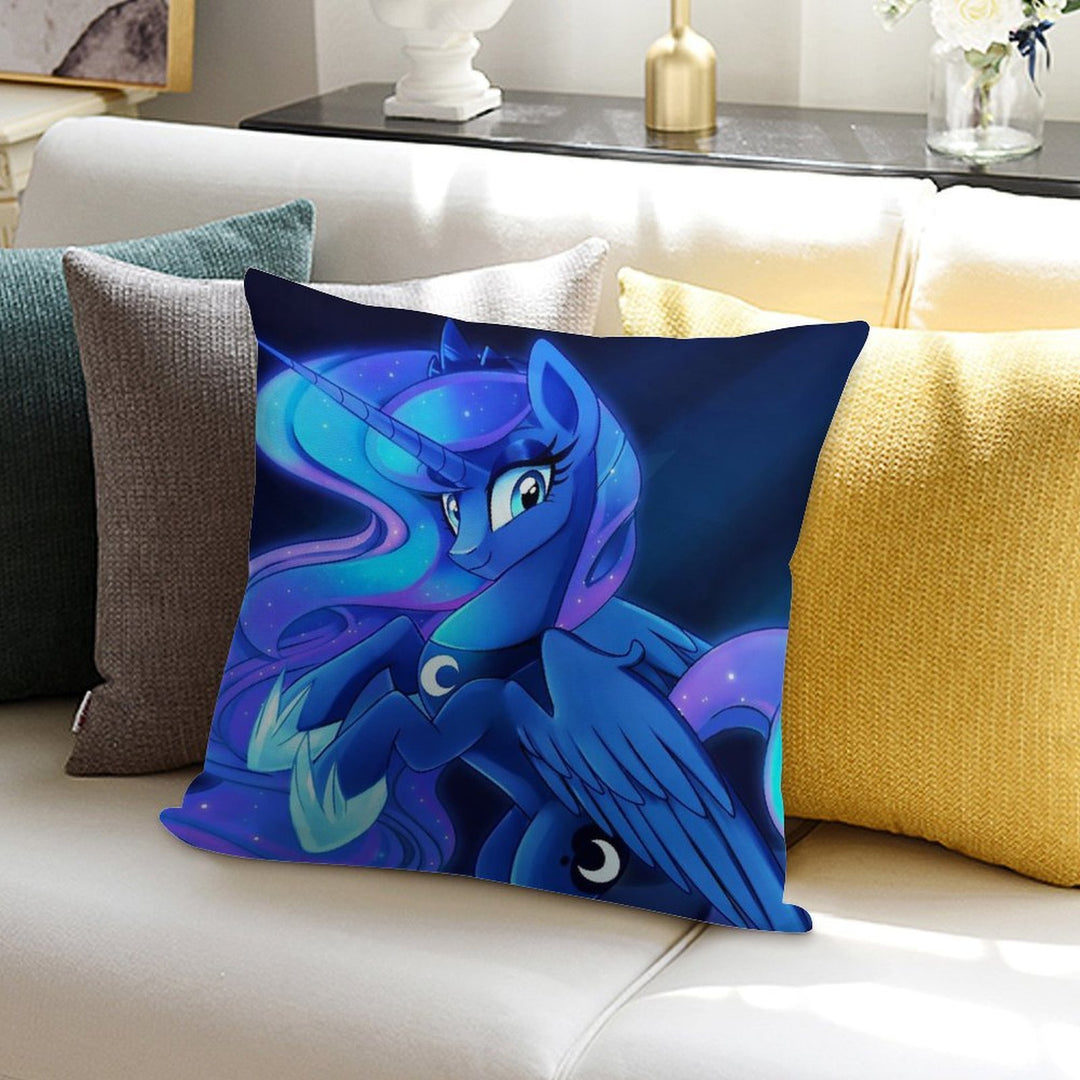 Princess Luna Soft Reinforced Edging Throw Pillow