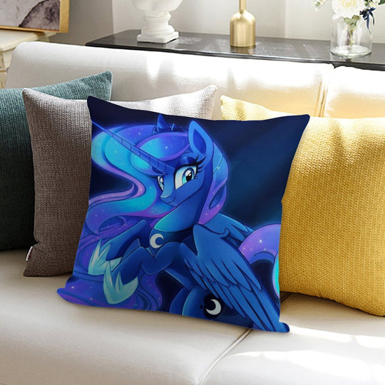 Princess Luna Soft Reinforced Edging Throw Pillow