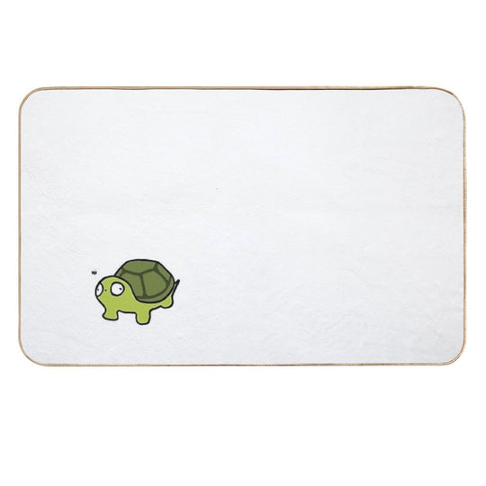 Little Tutrle Saying Hi  Eco-Friendly Bath Mat