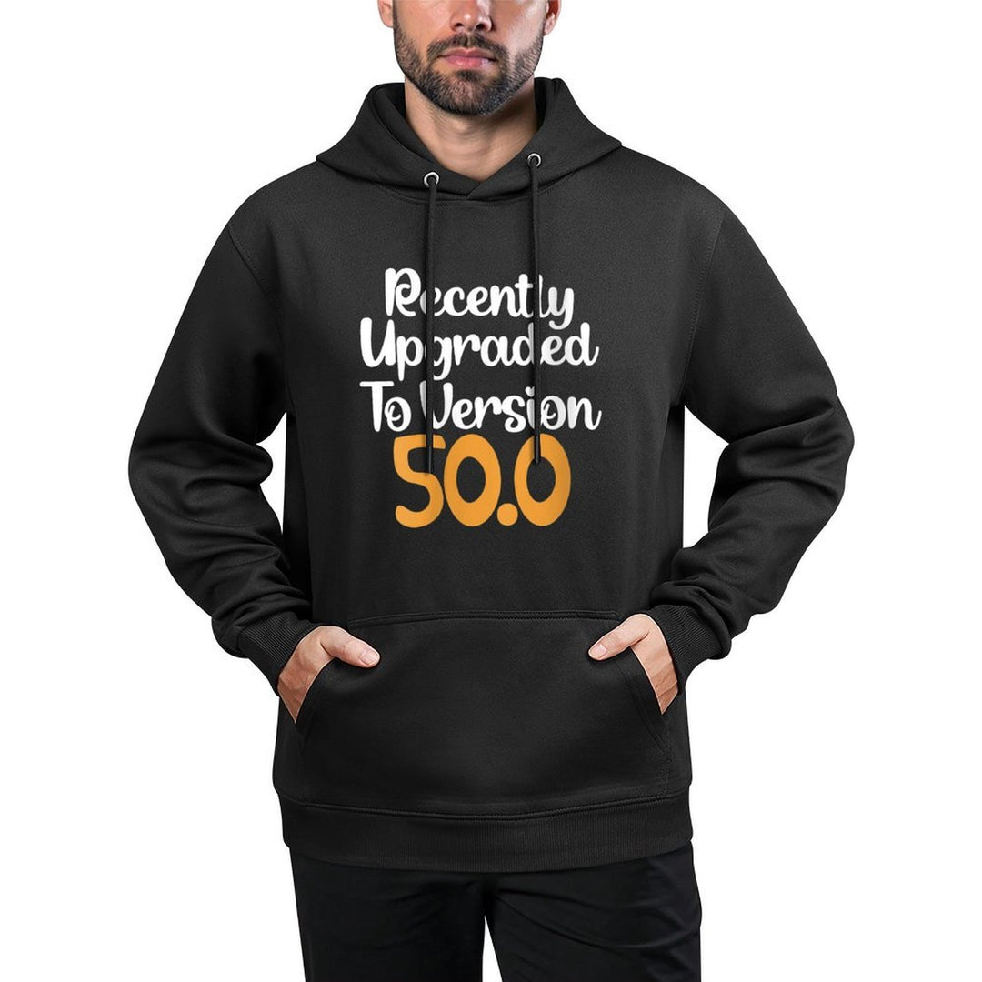 Womens Funny 50th Birthday Tshirt Recently Upgraded To Version 50.0 Versatile Streetwear Hoodie