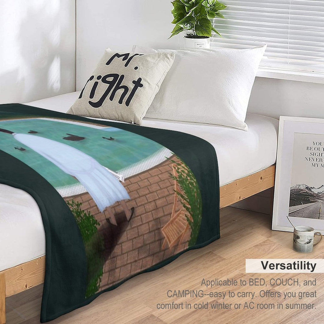 Him, with Those Ducks... Multi-functional Throw Blanket