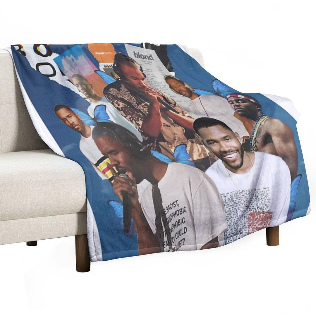 Frank Ocean Machine-washable Throw Blanket
