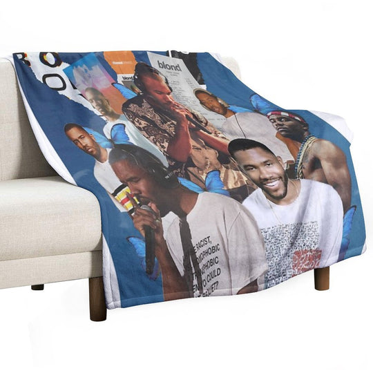 Frank Ocean Machine-washable Throw Blanket