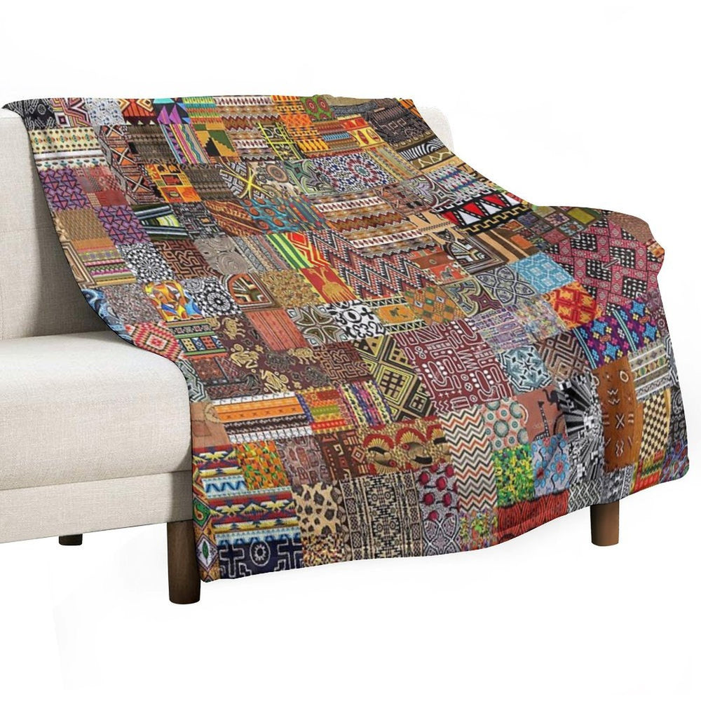 Ethnic Patterns Compact Throw Blanket