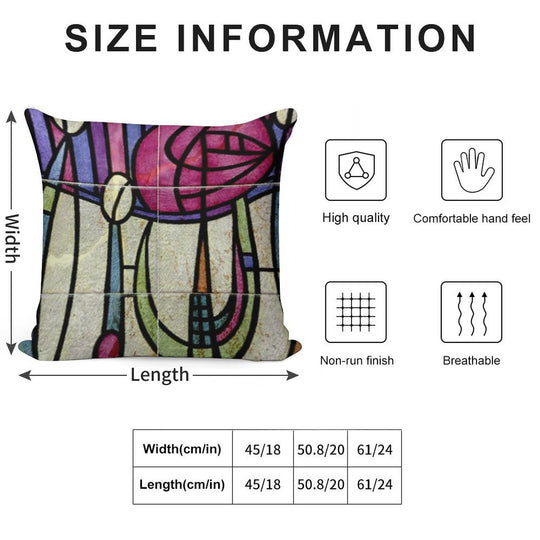 CHARLES RENNIE MACKINTOSH Soft Luxury Feel Throw Pillow