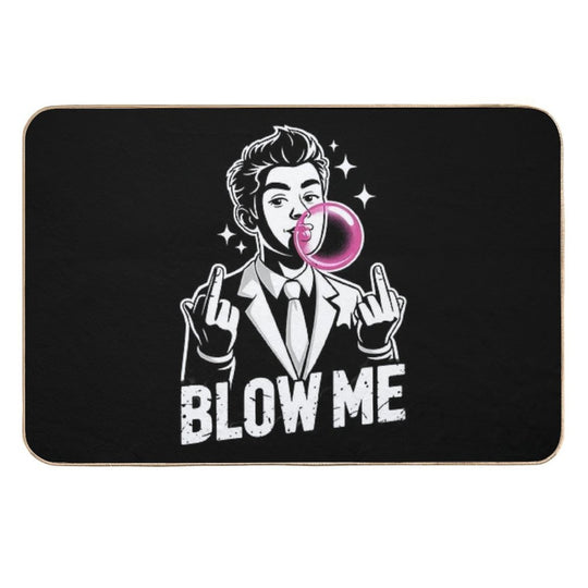 Blow Me Trump Pink Bubble Gum Donald Trump  Versatile Bath Mat