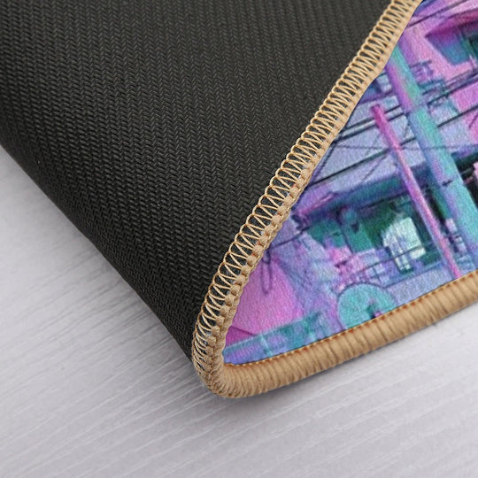 5PM in Ethereal Tokyo  High-Traffic Bath Mat