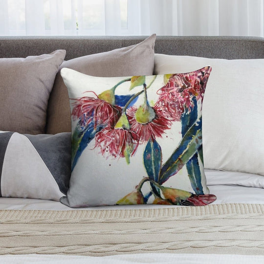 Eucalyptus Gum Blossoms2 Soft Multiple Sizes Throw Pillow