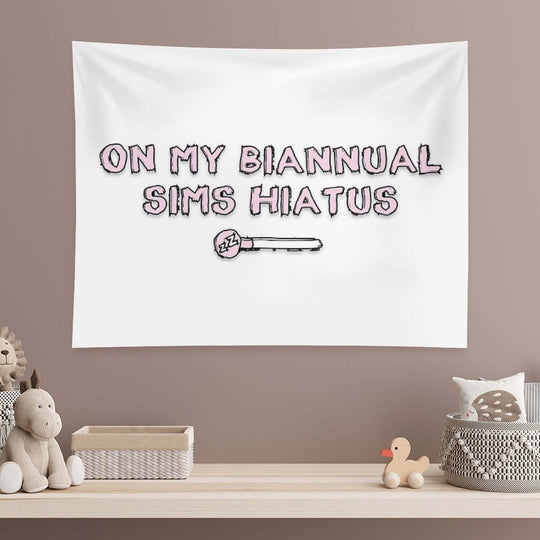 On My Biannual Sims Hiatus Tapestry