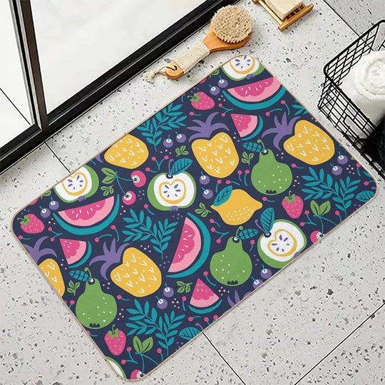 Hello Fruity  Dirt-Trapping Bath Mat