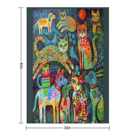 Family And Friends Comfort Throw Blanket