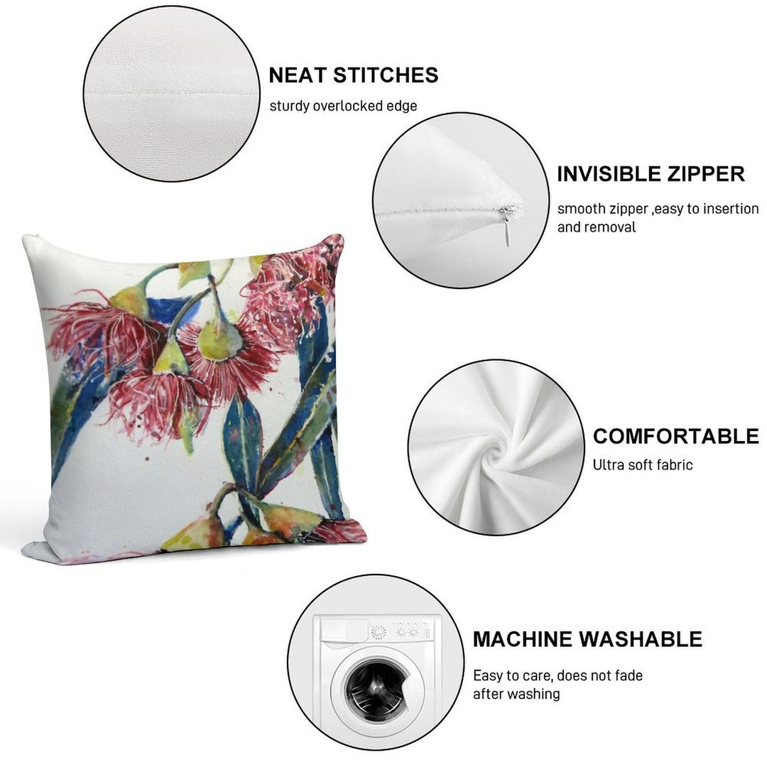 Eucalyptus Gum Blossoms2 Soft Multiple Sizes Throw Pillow