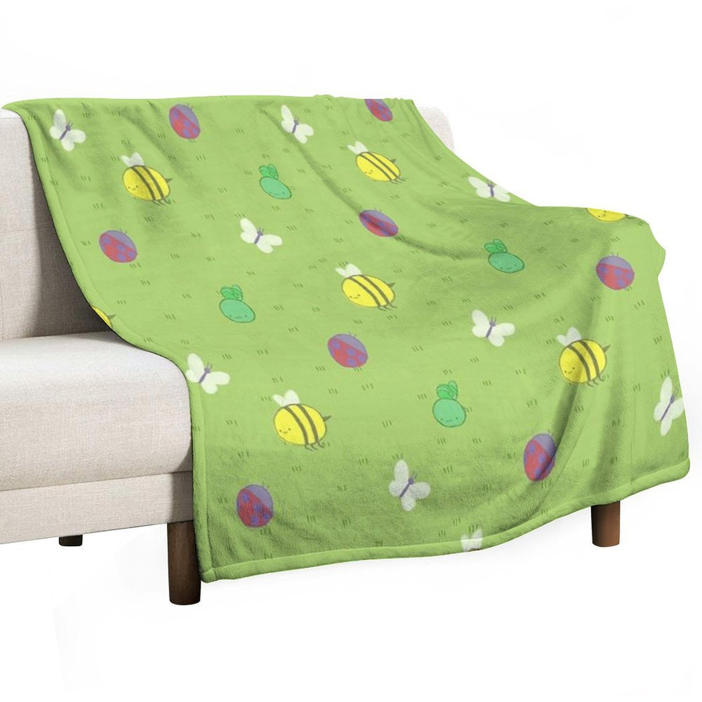 Adventure Time™ End Credits Pattern Easy Care Throw Blanket
