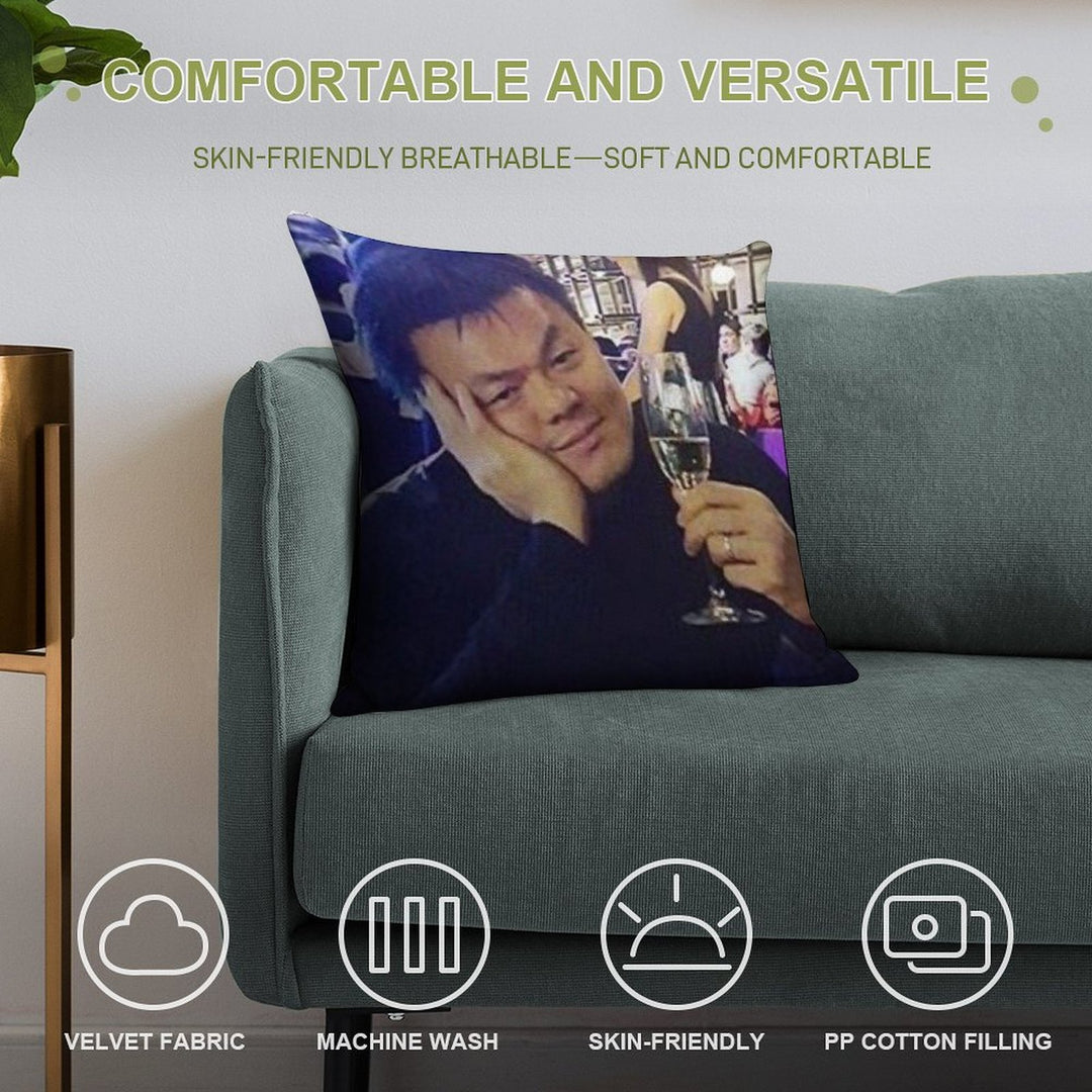 Jay Why Papi Soft Luxury Feel Throw Pillow