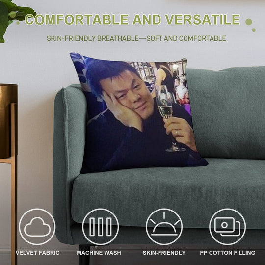 Jay Why Papi Soft Luxury Feel Throw Pillow