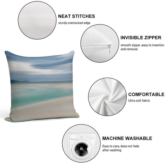 Isle of Harris Beach, Scotland Soft Style Accent Throw Pillow