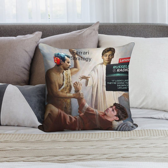 They're Going to Sacrifice Leclerc Soft Bedroom Essential Throw Pillow