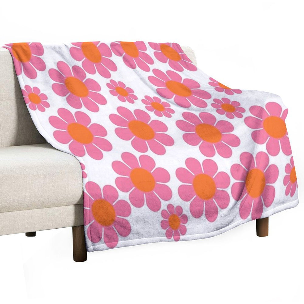 Koryn's Custom Flower Pattern 1 Anti-pilling Throw Blanket