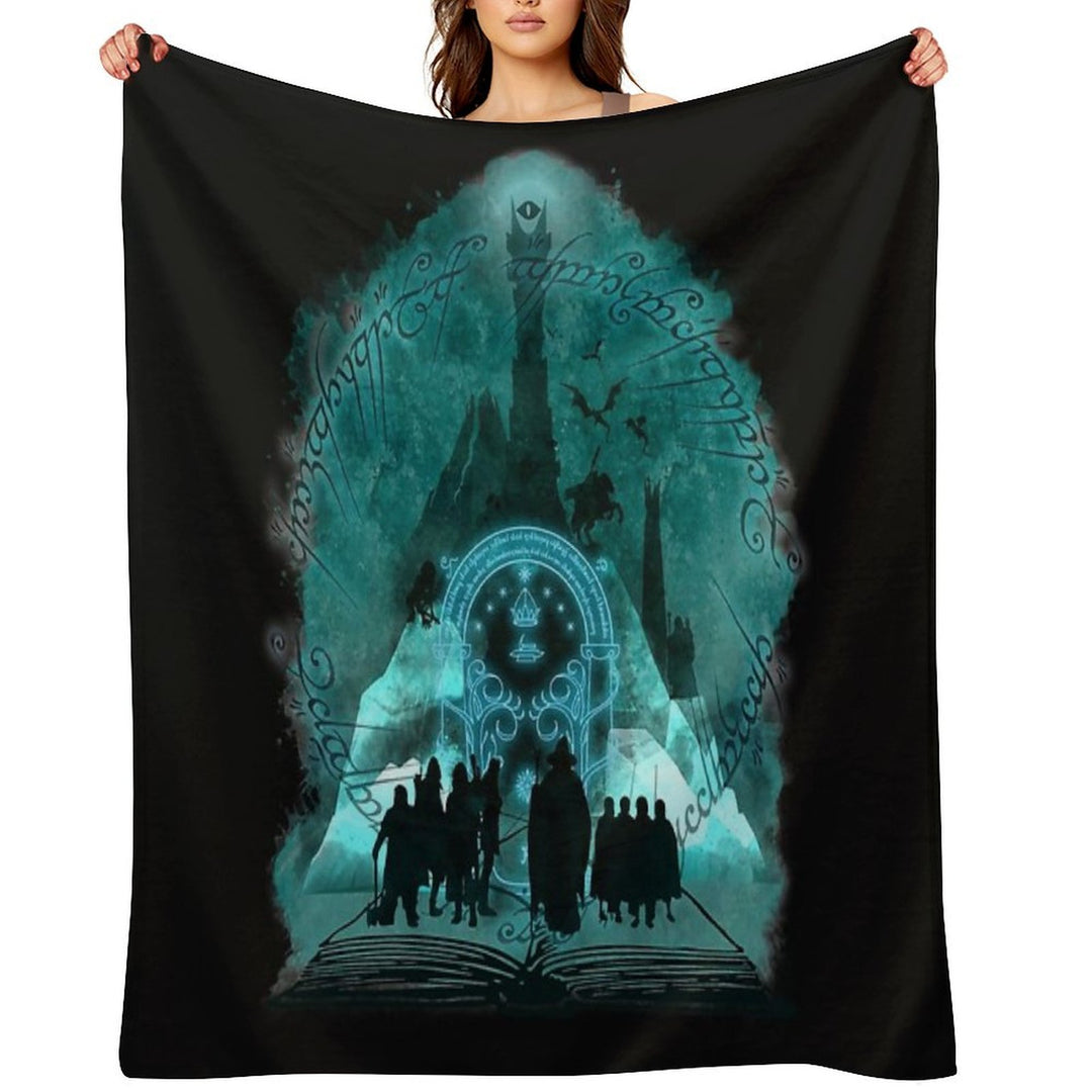 The Fellowship of The Ring Durable Throw Blanket