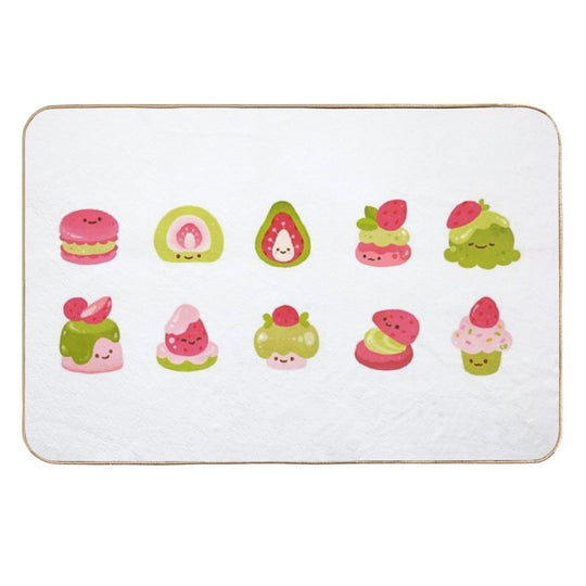 Strawberry Matcha  Anti-Trip Bath Mat