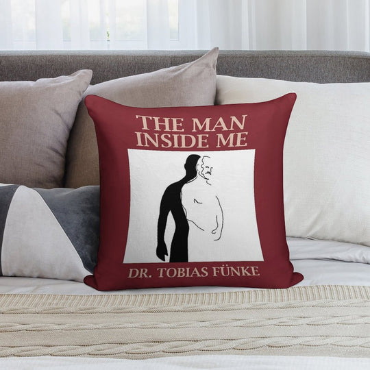 The Man Inside Me by Dr. Tobias Funke Soft Ultra-Soft Texture Throw Pillow