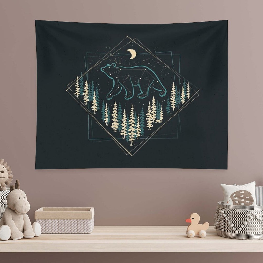The Heaven's Wild Bear Tapestry