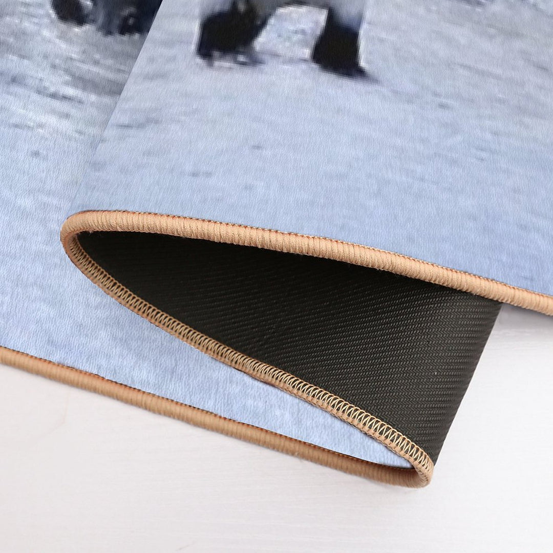 Penguin Family  Pet-Safe Bath Mat