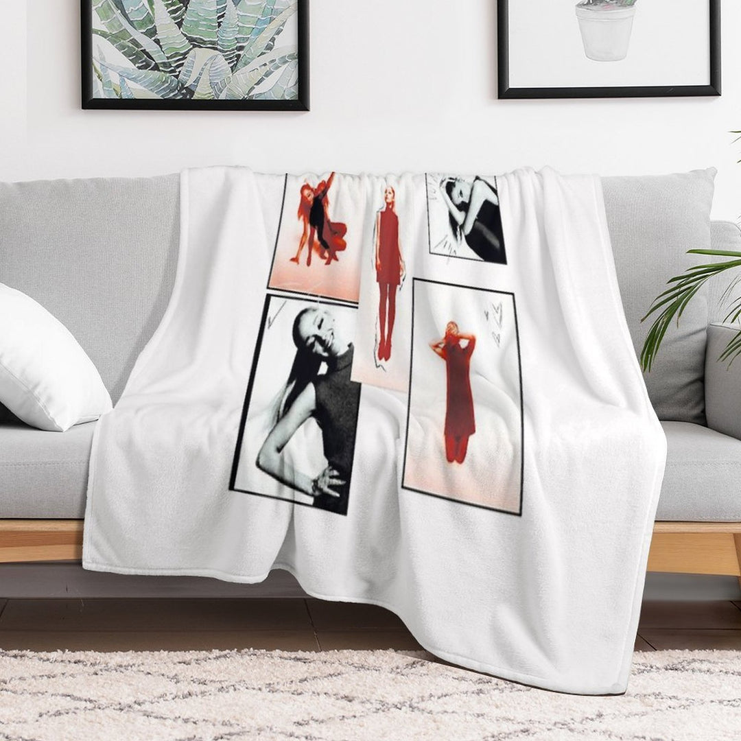 Eternal Sunshine Art Board Sustainable Throw Blanket