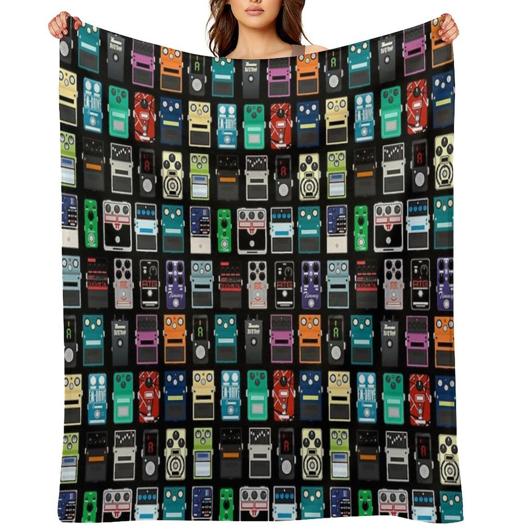 Pedal Board #2 Durable Throw Blanket