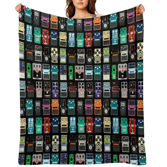 Pedal Board #2 Durable Throw Blanket