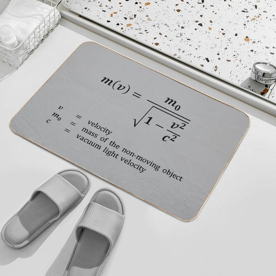 Formula, Relative Mass  Repositionable Bath Mat