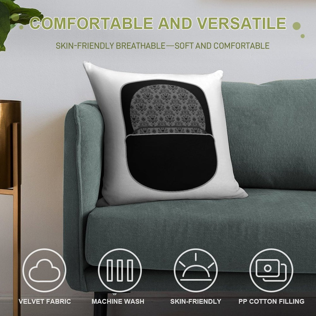 Hitchhiking Ghosts! Soft Ultra-Soft Texture Throw Pillow