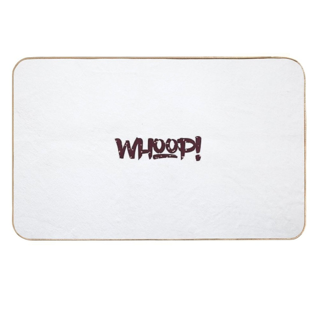 WHOOP! Maroon And Gold Confetti  Repositionable Bath Mat