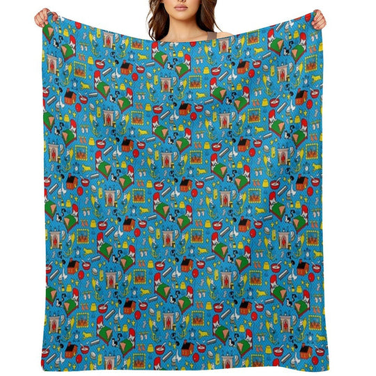 Goodnight Moon Wrinkle-free Throw Blanket