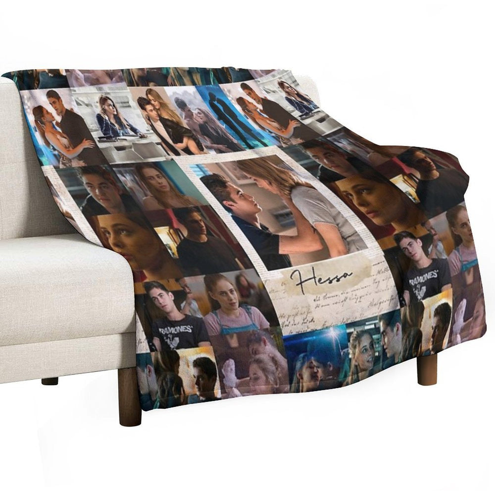 Hessa Collage Machine-washable Throw Blanket