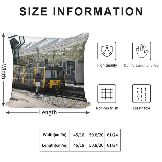 Tynemouth Metro Soft Easy Maintenance Throw Pillow