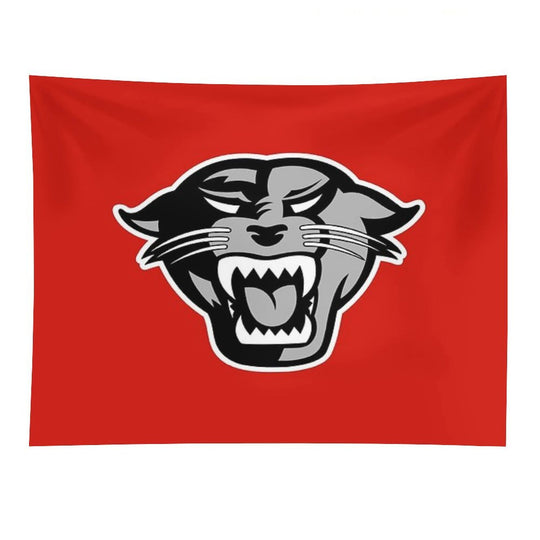 DU Panthers Red Black Tapestry