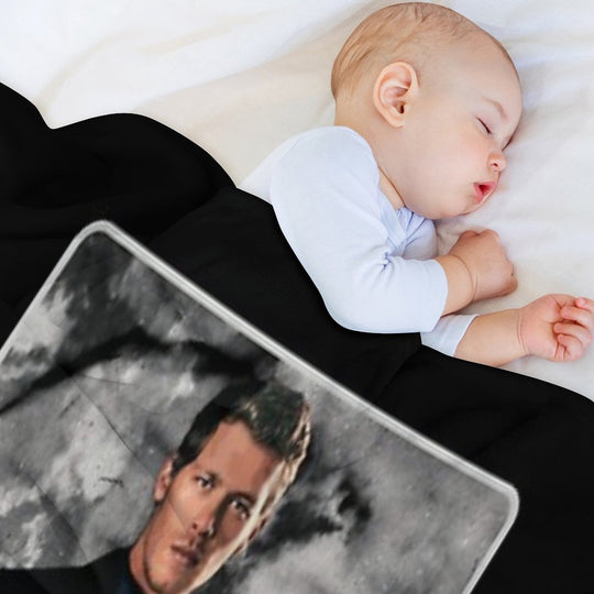 Klaus Mikaelson Potrait Eco-conscious Throw Blanket