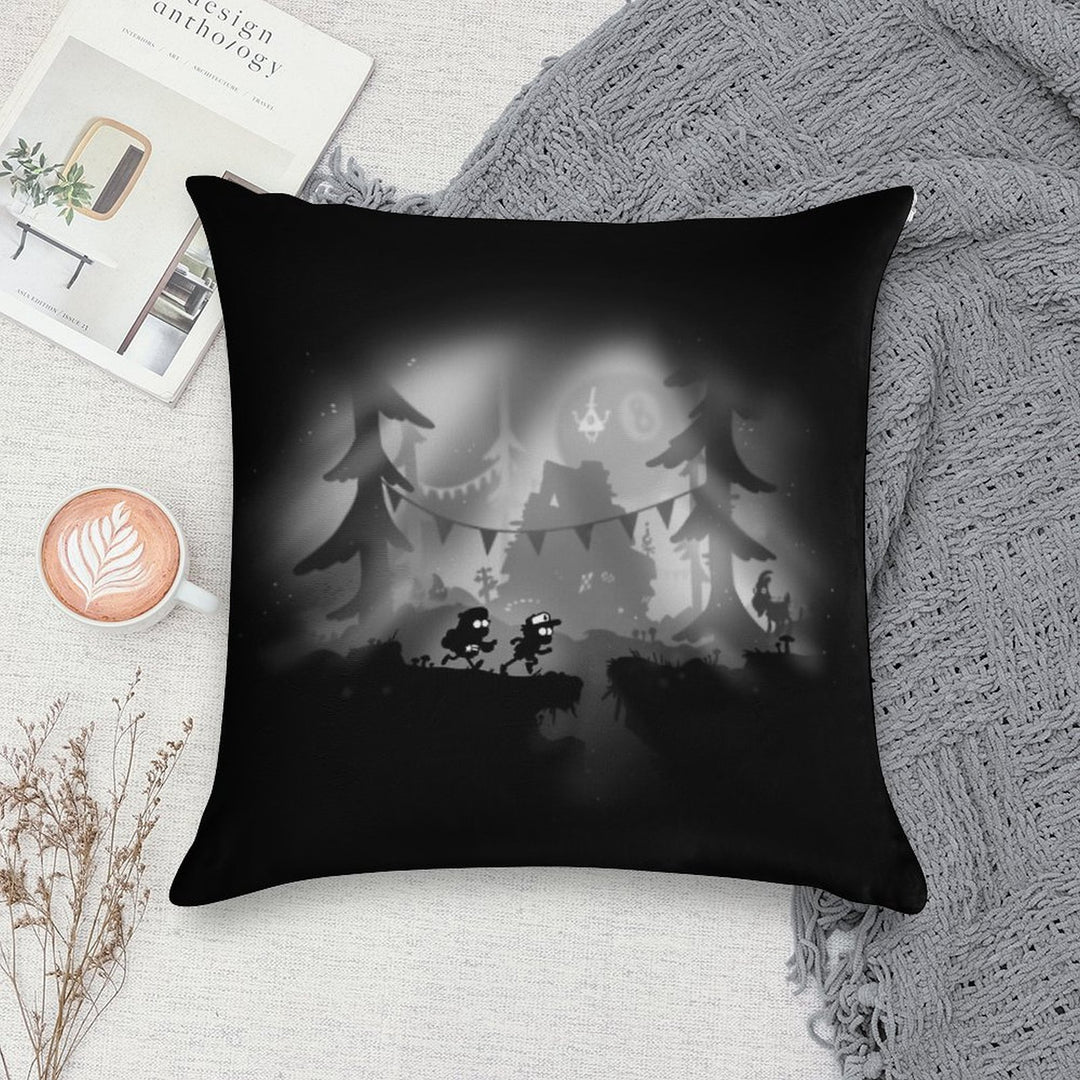 Limbo Falls Soft Short Plush Fabric Throw Pillow