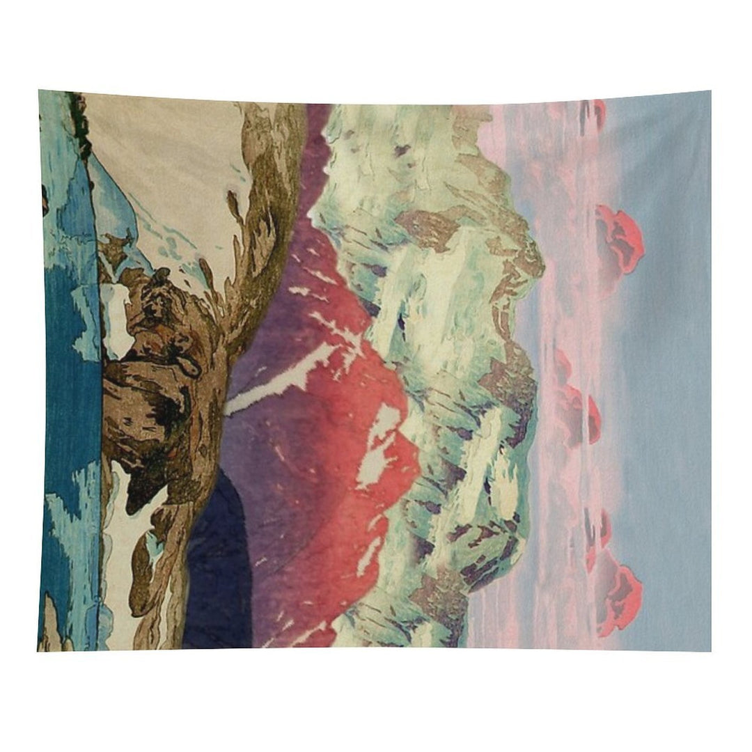 Winter in Keiisino - Nature Landscape Tapestry